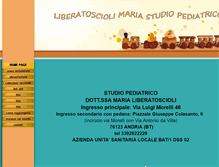 Tablet Screenshot of liberatoscioli.com